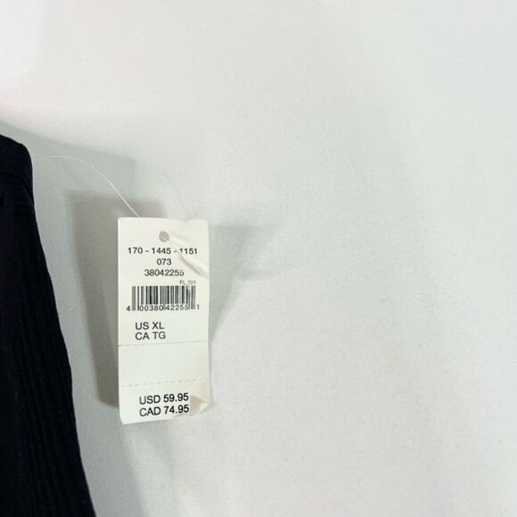 Aerie Romper Playsuit Womens XL Black Mesh Seamless Racerback Sleeveless NWT - Picture 2 of 11